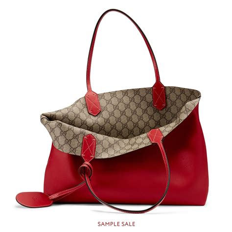 gucci reversible tote replica|Gucci tote with zipper.